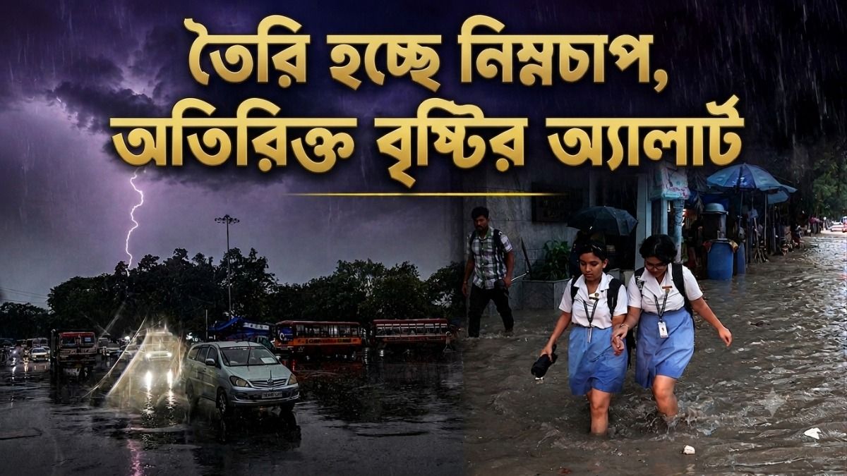 সকাল থেকেই ঝেঁপে বৃষ্টি কলকাতায়, উইকএন্ডে কোন কোন জেলায় অতিভারী বৃষ্টি? 