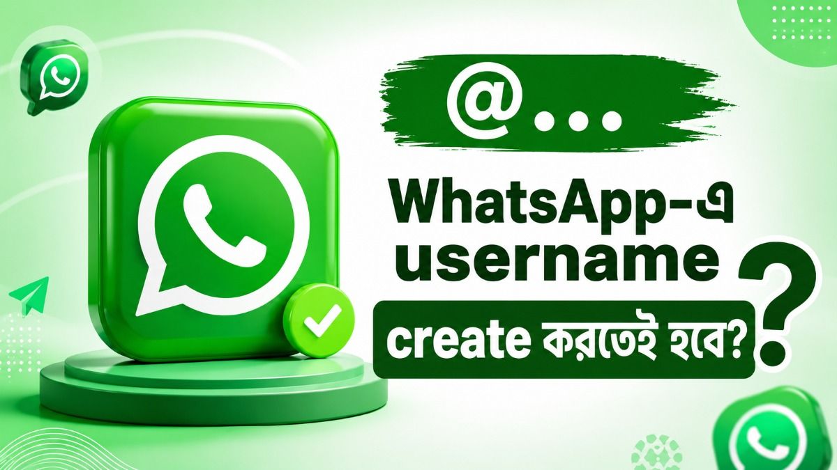 whatsapp username রাখতেই হবে? 