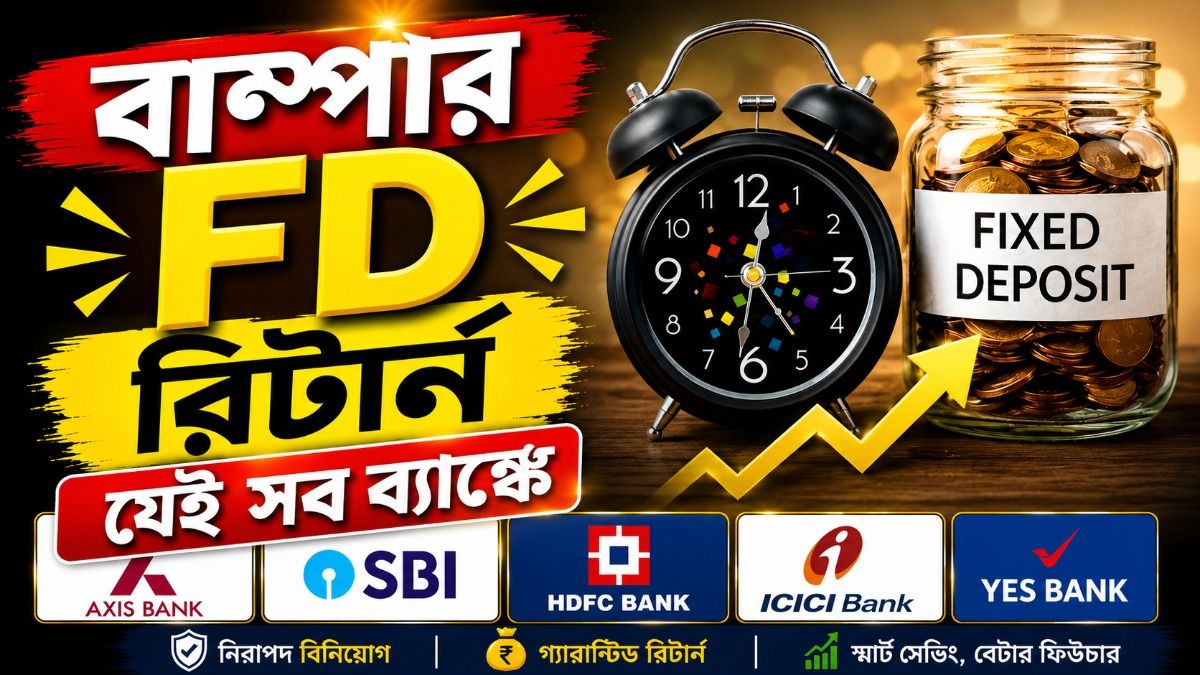জুলাইতে FD-তে কোন ব্যাঙ্কে সবথেকে বেশি ইন্টারেস্ট? জেনে নিন SBI, Axis, ICICI-এর রেট 