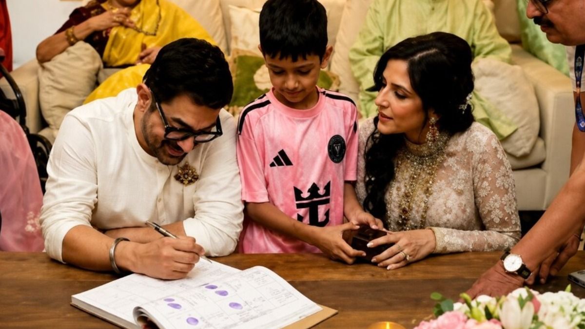 গৌরীর সঙ্গে তৃতীয় বিয়ে সারলেন আমির, দেখুন প্রথম ছবি