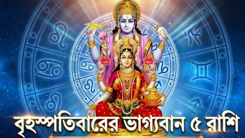  গুরুবারে  গজকেশরী যোগ, লক্ষ্মী-নারায়ণ সহায় ৫ রাশির