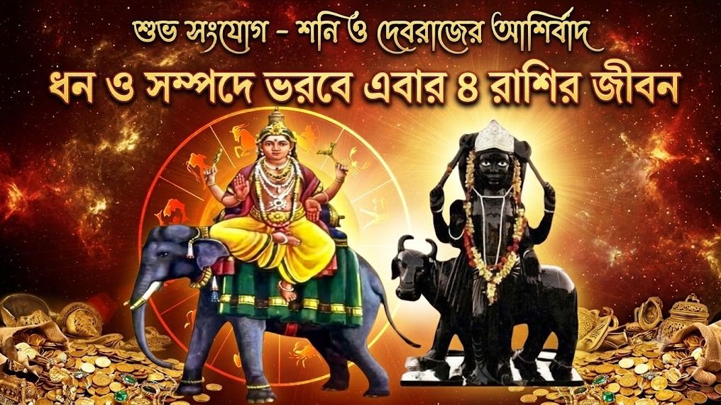 শনির নক্ষত্রে বৃহস্পতি, টাকা ৪১ দিন দুর্দান্ত সময় ৪ রাশির