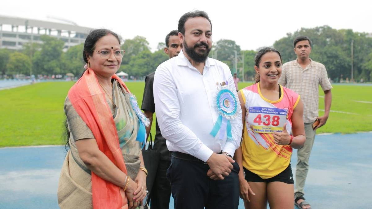 স্টেট অ্যাথলেটিক চ্যাম্পিয়নশিপে ৩ রেকর্ড, নজির গড়লেন তনুশ্রী-ডাবলু 
