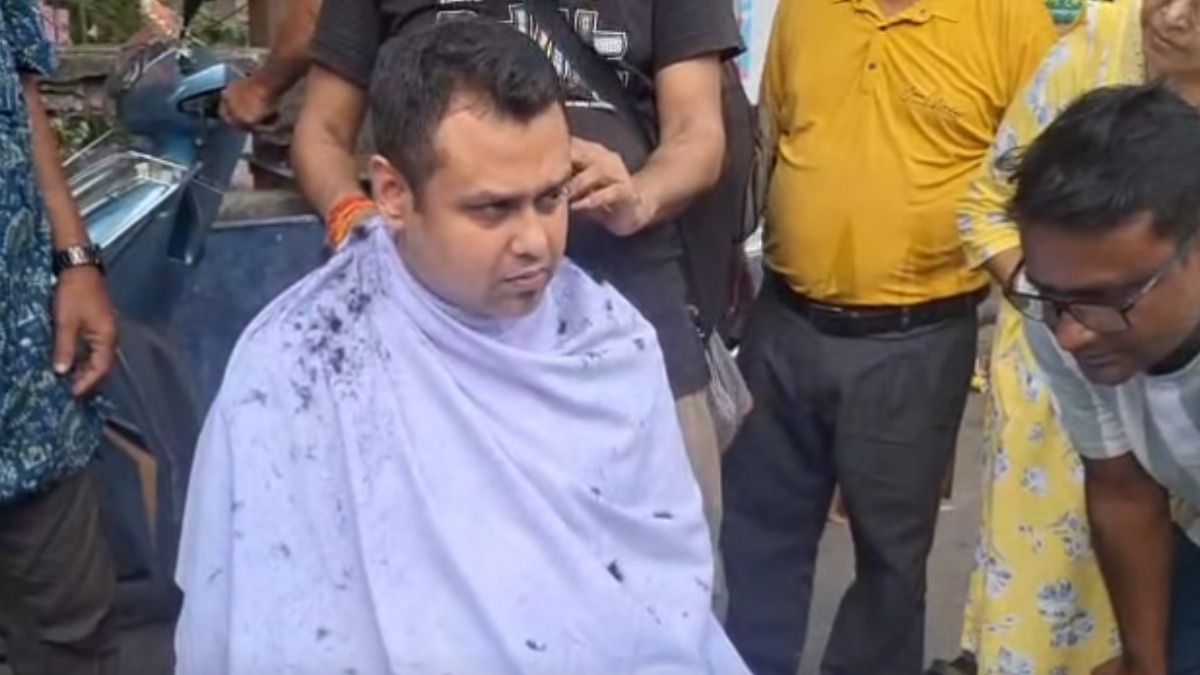 ৩ বছর পর প্রতিজ্ঞাপূরণ, মমতাকে গদি থেকে সরিয়ে প্রথম চুল কাটলেন কৌস্তভ