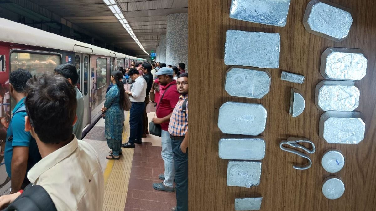 হাওড়া মেট্রো স্টেশনে উদ্ধার প্রায় ১৪ লক্ষ টাকার রুপোর বার, গ্রেফতার ১