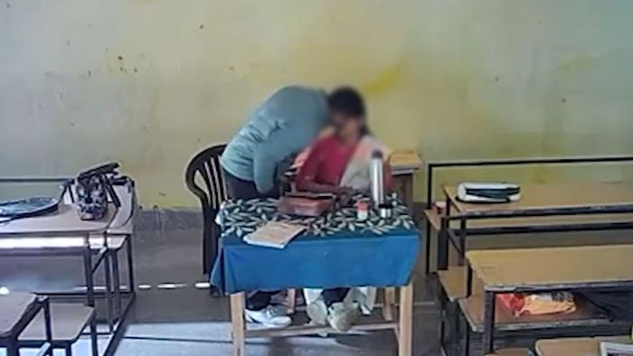 সেই ভাইরাল ভিডিওর ছবি।-ফাইল ছবি