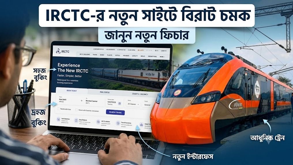  চালু হল IRCTC নতুন ওয়েবসাইট, কীভাবে লগইন করে টিকিট বুক করবেন? জেনে নিন
