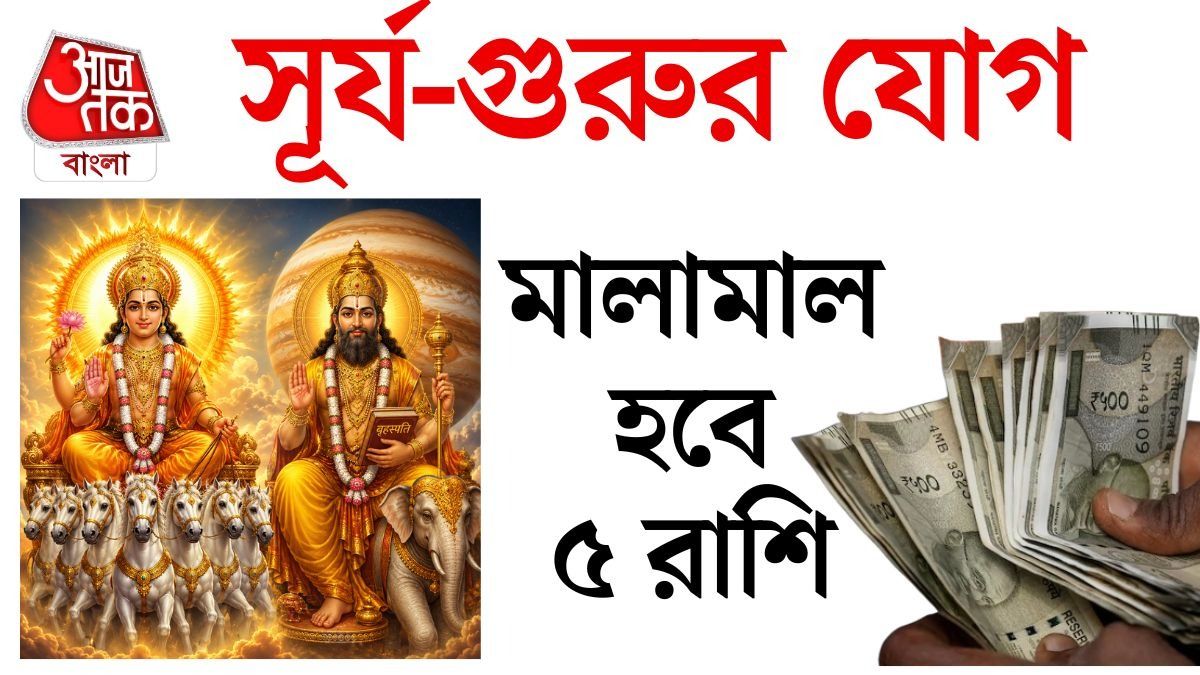 ২০ জুলাই পুষ্য নক্ষত্রে সূর্য ও গুরুর মহামিলন, টাকার চিন্তা শেষ ৪ রাশির, গোল্ডেন পিরিয়ড শুরু