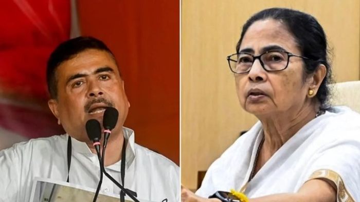 শুভেন্দু অধিকারী ও মমতা বন্দ্যোপাধ্যায়