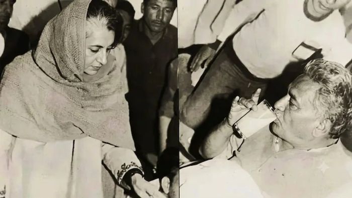 সোনম ওয়াংচুকের বাবার সামনে ইন্দিরা গান্ধী