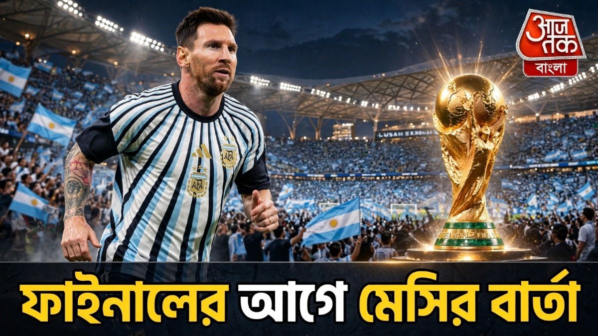 মেগা ফাইনালের আগে মেসির আবেগঘন বার্তা ভাইরাল, বিদায় নেবেন ফুটবল ম্যাজিসিয়ান?