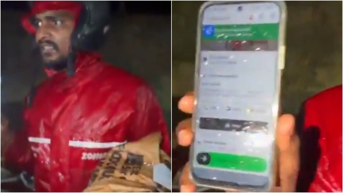 দিল্লির বিক্ষোভকারীদের জন্য মুম্বই থেকে খাবার, প্রবল বৃষ্টিতেও পৌঁছে দিলেন জোম্যাটো ডেলিভারি কর্মী 
