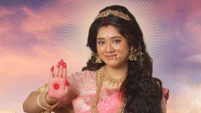 দেবী দুর্গা রূপে দিতিপ্রিয়া রুপে (ছবি: সংগৃহীত)