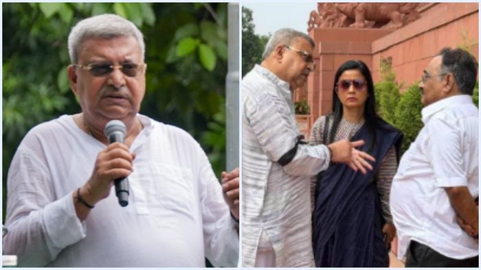 কল্যাঁ বন্দ্যোপাধ্যায় ও মহুয়া মৈত্রর সঙ্গে শমীক ভট্টাচার্য