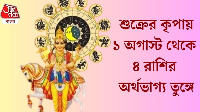 শুক্রের কৃপায় ১ অগাস্ট থেকে ৪ রাশির অর্থভাগ্য তুঙ্গে