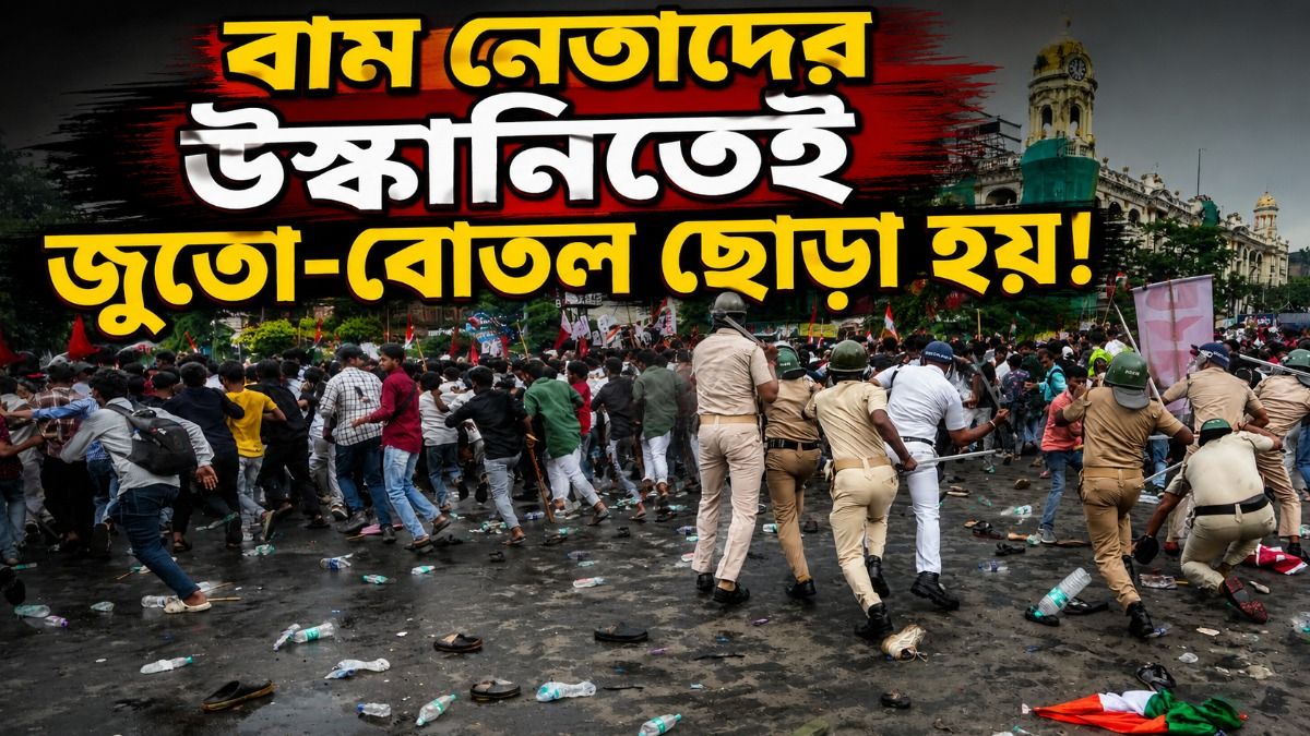  'বেআইনি' জমায়েত, মিছিলের নেতাদের উস্কানিতেই সাংবাদিকদের মারধর, ৬ FIR পুলিশের 