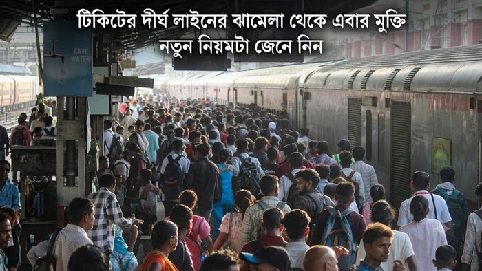 টিকিটের দীর্ঘ লাইনের ঝামেলা থেকে এবার মুক্তি