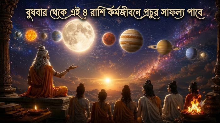 বুধবার থেকে এই ৪ রাশি কর্মজীবনে প্রচুর সাফল্য পাবে