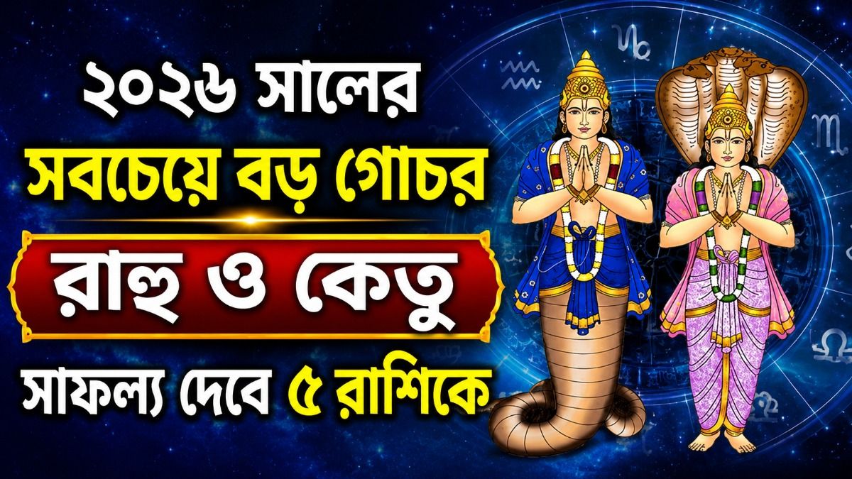  রাহু ও কেতুর সুনজর ৫ রাশিতে, বছর শেষের আগেই মালামাল জাতকরা