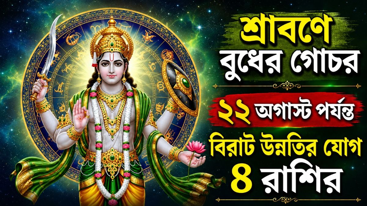  চাল বদলাচ্ছেন বুধ, ৪৮ ঘণ্টা পরেই জীবনে গোল্ডেন টাইম শুরু ৪ রাশির