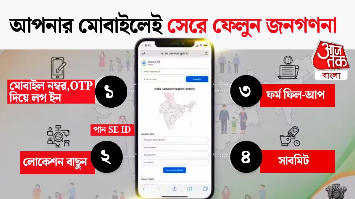 Census 2027 করুন নিজের মোবাইলেই, Step-By-Step Process জেনে নিন 