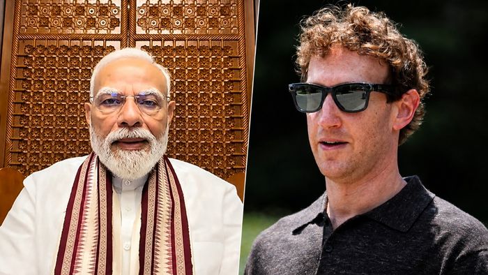 প্রধানমন্ত্রী নরেন্দ্র মোদী ও মার্ক জুকারবার্গ