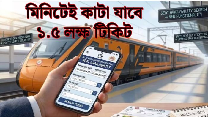 তৎকাল টিকিট নিয়ে বিরাট ঘোষণা