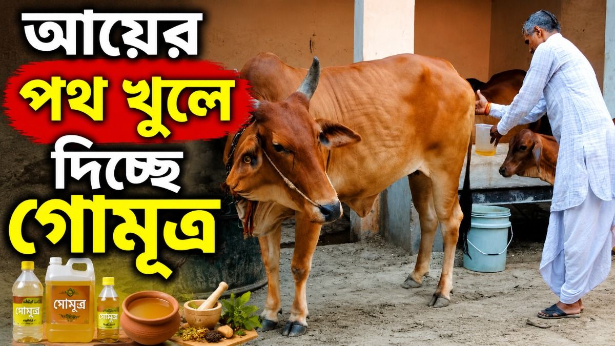  আয়ের পথ খুলে দিচ্ছে গোমূত্র