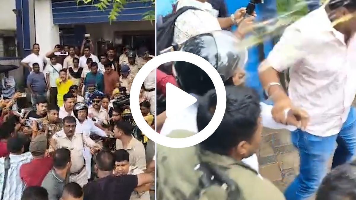 Video: খড়দা থানা থেকে বের হতেই নির্মল ঘোষকে ঘিরল কয়েকশো লোক, তারপর...