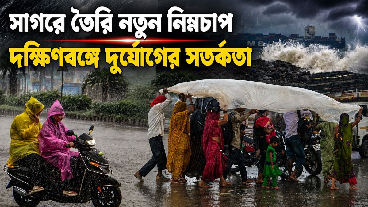  ফের বঙ্গোপসাগরে তৈরি নিম্নচাপ, সপ্তাহের শুরুতেই ভারী বৃষ্টি, কোন জেলায় কী সতর্কতা?