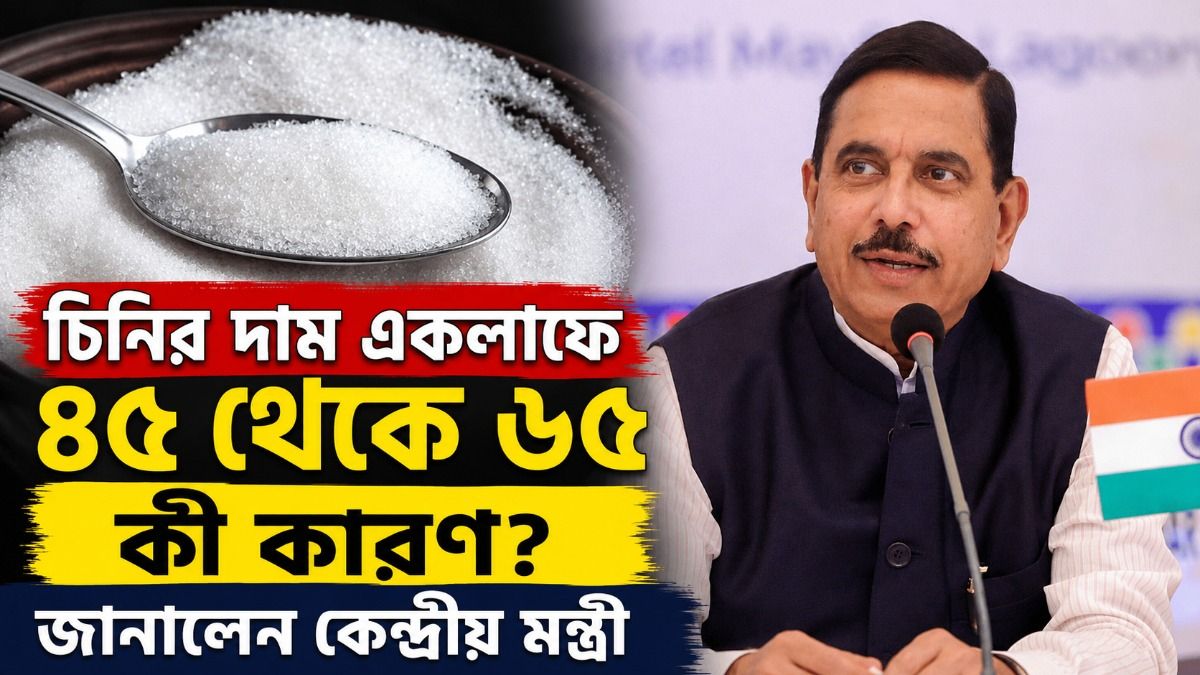  কেন দেশে লাফিয়ে বাড়ছে চিনির দাম? জানিয়ে দিল মোদী সরকার