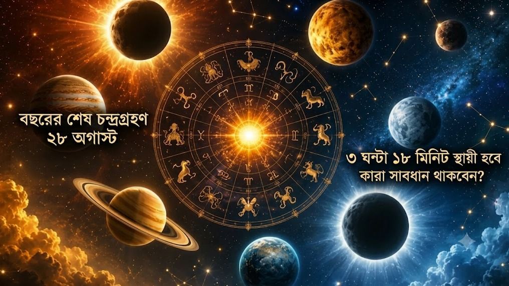  চন্দ্রগ্রহণে সঙ্কট বাড়বে কুম্ভ সহ ৫ রাশির, সেপ্টেম্বরে আর্থিক ক্ষেত্রে সতর্ক থাকুন