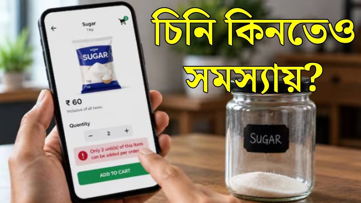 যত খুশি চিনি কেনা যাবে না Zepto, Blinkit, Instamart থেকে? লিমিট নিয়ে বড় আপডেট