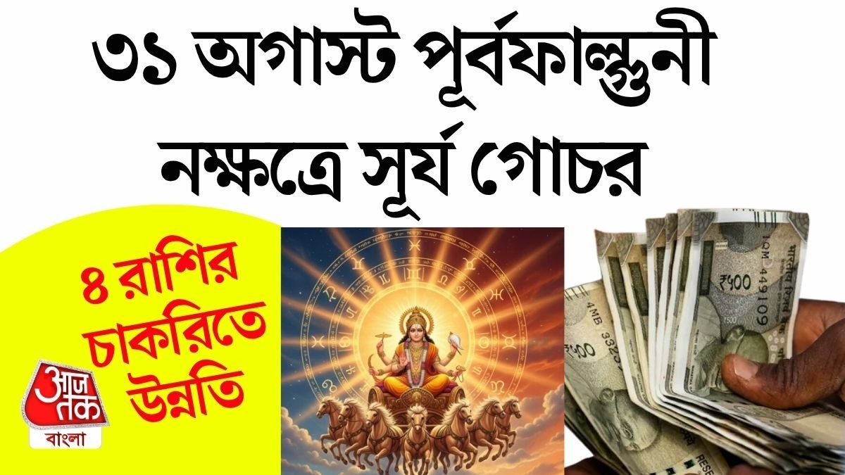 ৩১ অগাস্ট পূর্বফাল্গুনী নক্ষত্রে সূর্য গোচর, প্রচুর টাকা পাবে ৪ রাশি, মিলবে বড় সাফল্য 