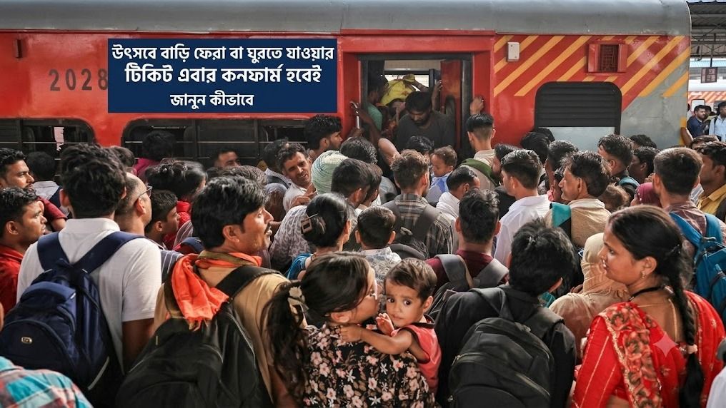 উৎসবে বাড়ি ফেরা বা ঘুরতে যাওয়ার টিকিট এবার কনফার্ম হবেই