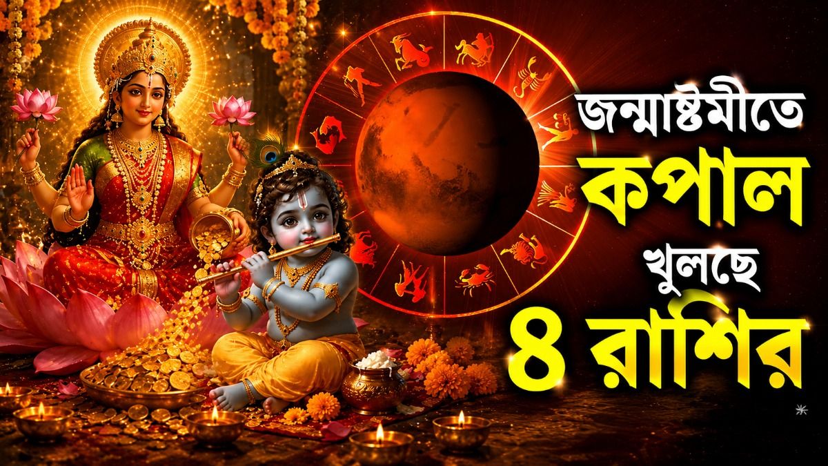  জন্মাষ্টমীতে কপাল খুলছে ৪ রাশির