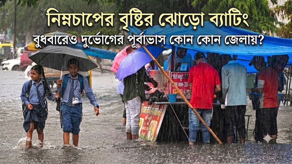 বুধবারও কি বৃষ্টি চলবে? ২৩ জেলার আবহাওয়ার আপডেট 