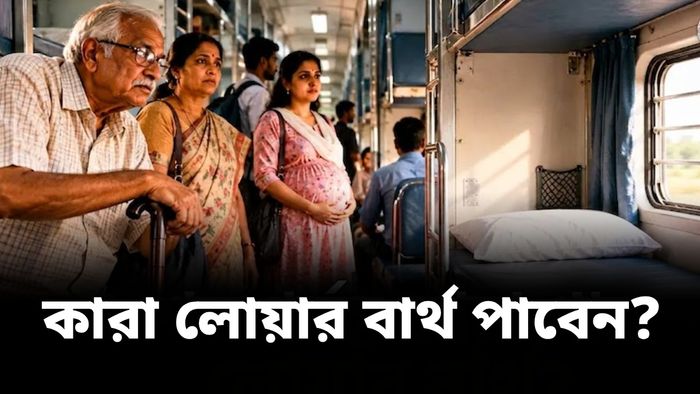 লোয়ার বার্থ নিয়ে রেলের নিয়ম জানুন