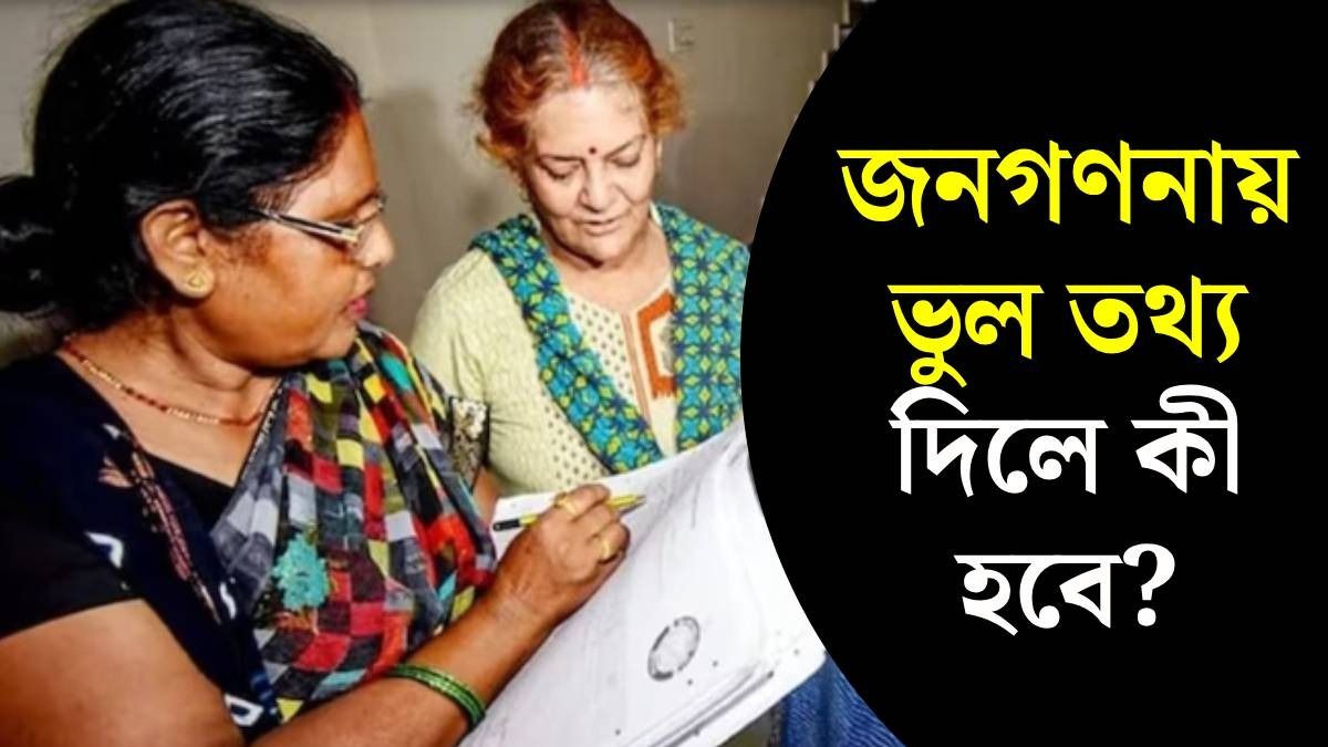 সেনসাসে ভুল তথ্য দিলে বা তথ্য গোপন করলে কী হবে?