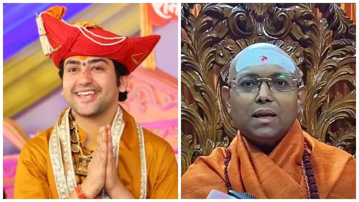 'বাগেশ্বর বাবা বাচাল ছেলে,' দুর্গাপুজোয় নিরামিষ নিদান নিয়ে কটাক্ষ স্বামী পরমাত্মানন্দের