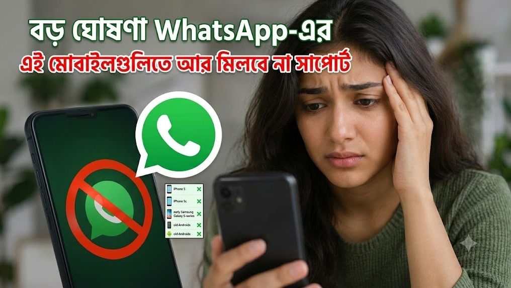 এই মোবাইলগুলিতে আর মিলবে না WhatsApp , আপনার ফোনও নেই তো? তালিকা দেখুন 
