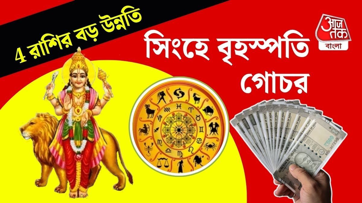 অক্টোবরে সিংহে গুরু বৃহস্পতি, ভাগ্য খুলবে এই ৫ রাশির