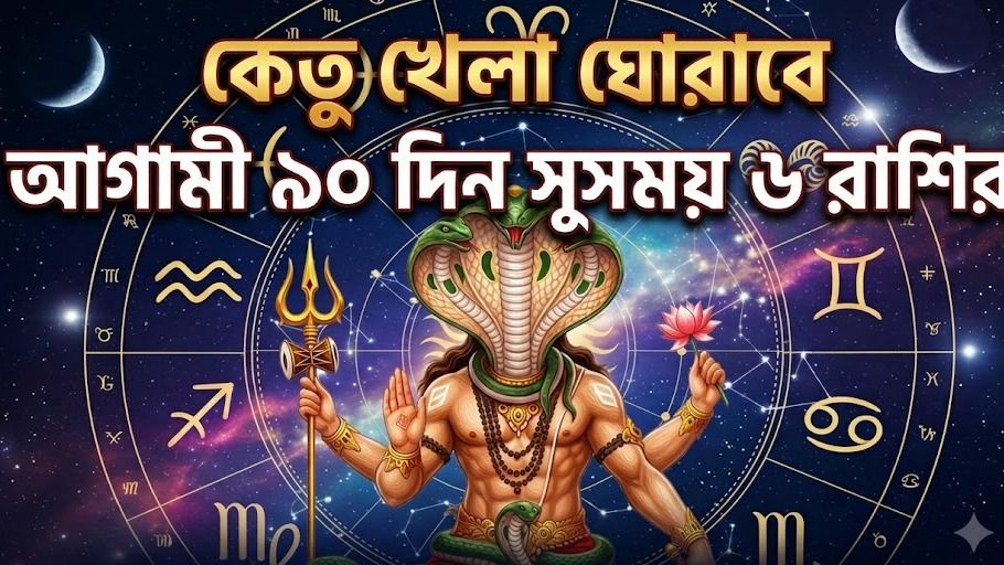  কেতুর কৃপা, আগামী ৯০ দিনে জীবনে বড় উন্নতি আসছে ৬ রাশির 