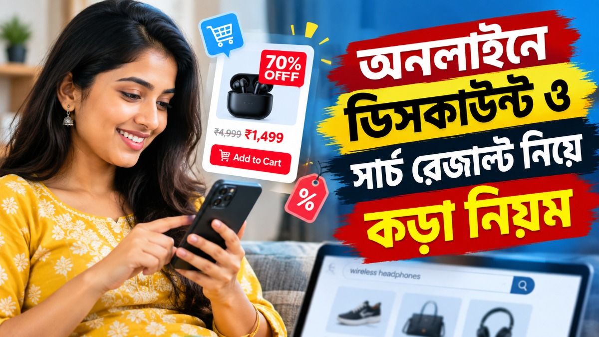 অনলাইনে ৫০, ৬০% ডিসকাউন্ট লিখে বোকা বানানোর দিন শেষ, নয়া নিয়ম আসছে
