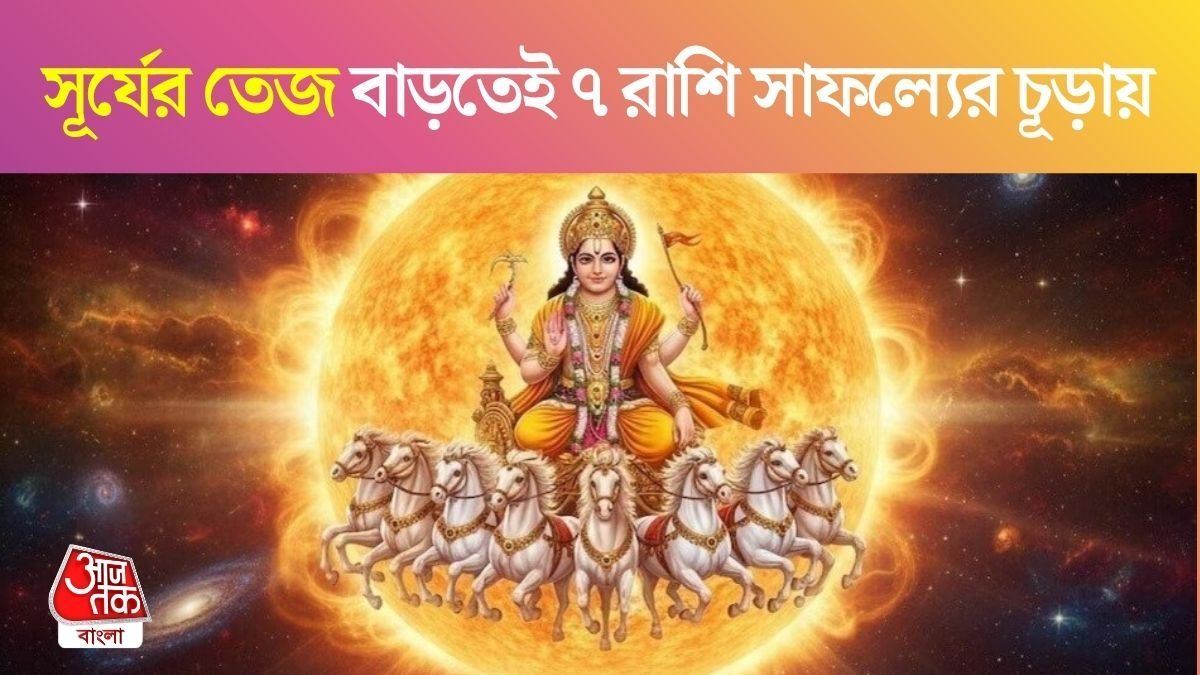 দু'দিন পর সূর্যের তেজ বাড়বে দ্বিগুন, ৭ রাশির চোখ ধাঁধানো উন্নতি-সাফল্য