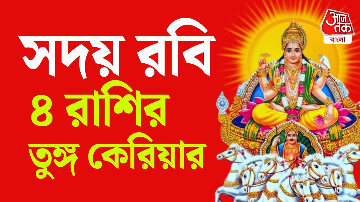 বিশ্বকর্মা পুজো থেকে Lucky 4 রাশি মালামাল, পড়ুন 17 Sept থেকে 17 Oct Sun Career Horoscope