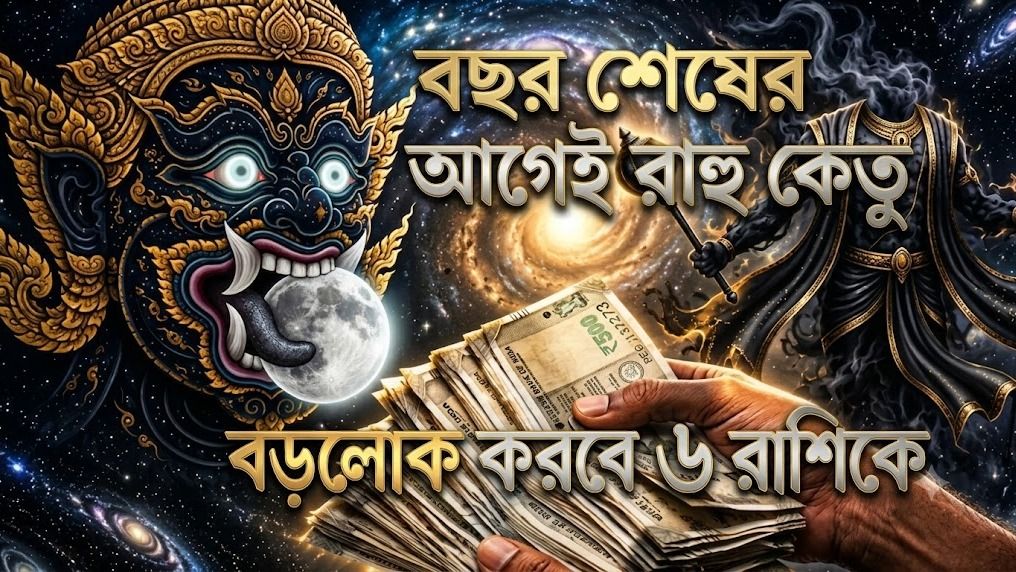 বছর শেষের আগেই রাহু কেতু বড়লোক করবে ৬ রাশিকে