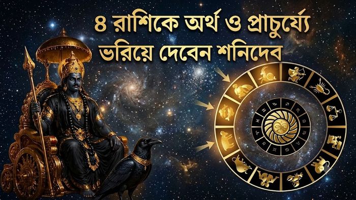 ৪ রাশিকে অর্থ ও প্রাচুর্যে ভরিয়ে দেবেন শনিদেব