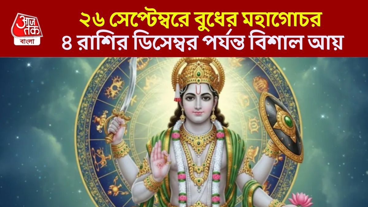 আর তিনদিন পর বুধের মহাগোচর, ২ ডিসেম্বর পর্যন্ত ৪ রাশির চাকরি-ব্যবসায় সাফল্য