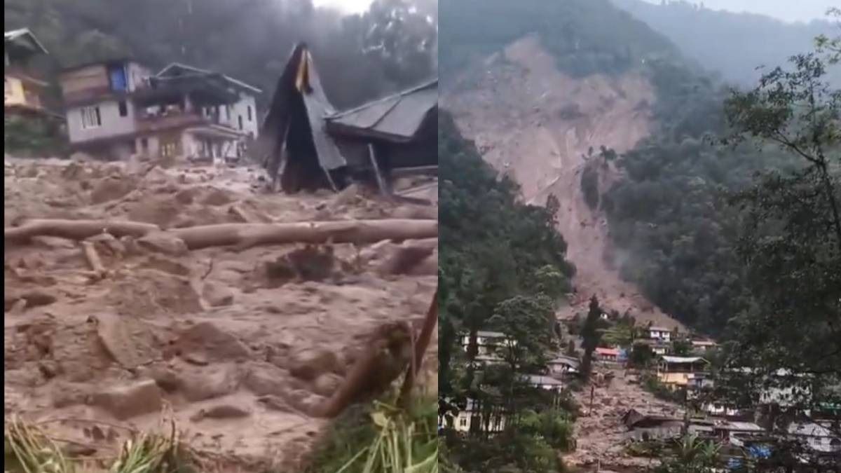 পরিস্থিতি ভয়াবহ সিকিমে, দুশ্চিন্তা দার্জিলিঙেও, এখন কী অবস্থা? হাড় হিম করা VIDEO
